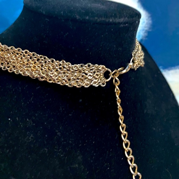 Vintage TED BAKER for Talbot's Aster Burst Daisy Multichain Statement Necklace - Picture 8 of 9